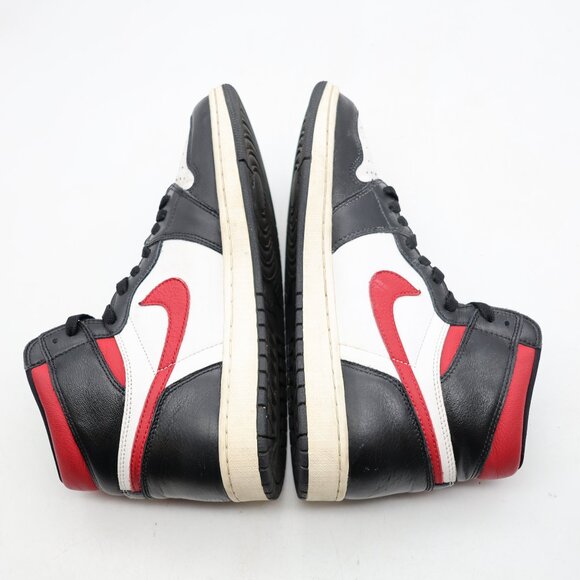 Nike Jordan 1 Retro High Black Gym Red Men's Size 11 Black White Sail 555088-061 - Picture 6 of 10